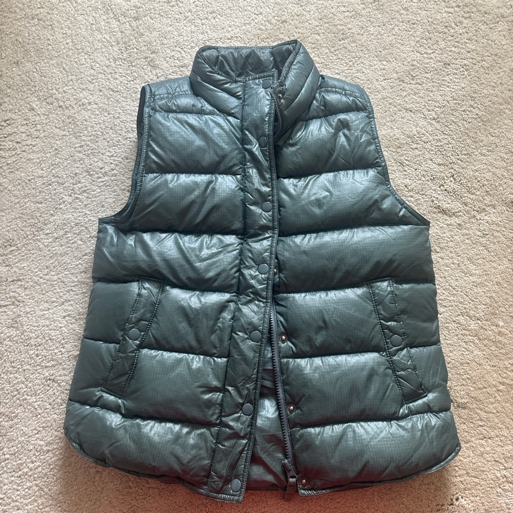J. crew down vest- size small